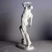 Anatomy of Man Garden Statue (28 - Inch) Angled View