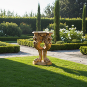 Lion Leg Outdoor Statue (33 - Inch) Side Angle