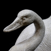 Swan Garden Statue (9 - Inch) Different Angle