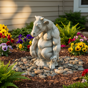 Minotaur Garden Statue (16 - Inch) Side Angle