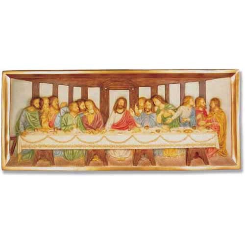 Last Supper Wall Relief 25 Outdoor/Indoor Statue
