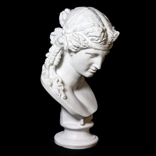 Vatican Lion Bust Display Decor (29 - Inch) Side View