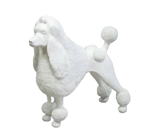 Poodle Dog Garden Statue (20 - Inch)