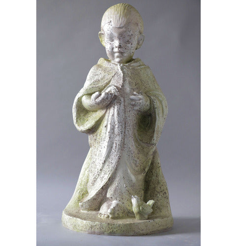 Baby Francis Standing w/Bird Outdoor/Indoor Statue