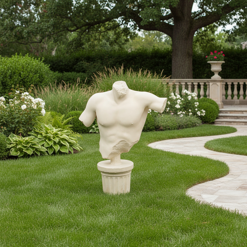 Torso Of Destafanostatue (38 - Inch) Side Angle