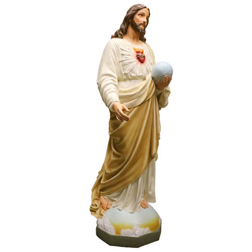 Sacred Heart To The World 62"" Outdoor/Indoor Statue