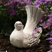 Dove Bird Garden Statue (8.47 - Inch) Side Angle