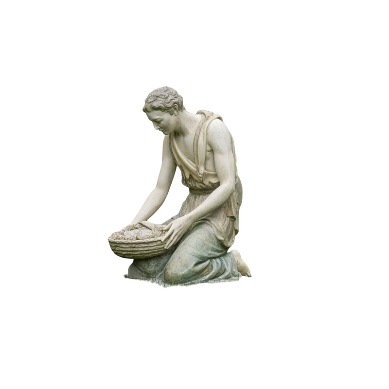 Kneeling Shepherd Religious Statue (42 - Inch)
