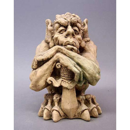 Crusader Gargoyle Gothic Outdoor Statue (8-Inch)