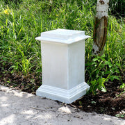 Vendi Pedestal Statue (24 - Inch) Side Angle