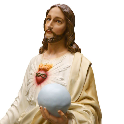 Sacred Heart To The World 62"" Outdoor/Indoor Statue
