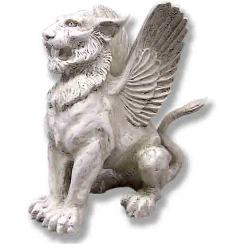 Mystical Winged Lion 19 Outdoor/Indoor Statue