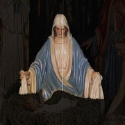 Mary Sitting Statue (45 - Inch) Side View