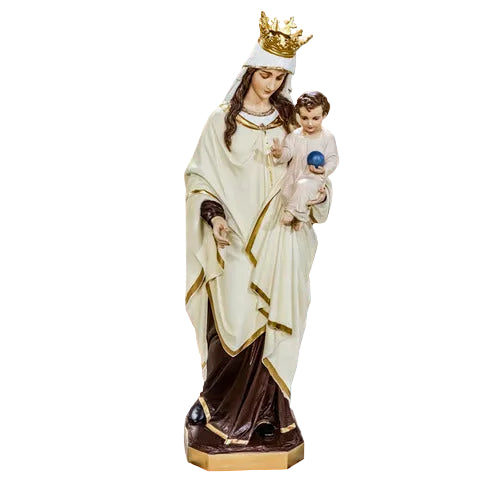 Virgin Mary with Child Statue (65 - Inch)
