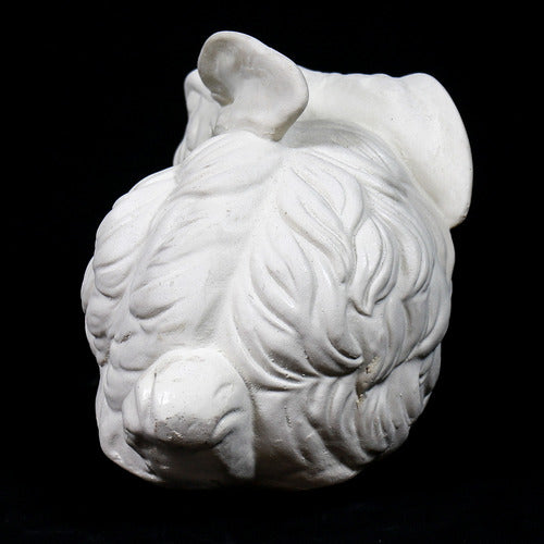 Winter Rabbit Garden Statue (8 - Inch) Other Angle