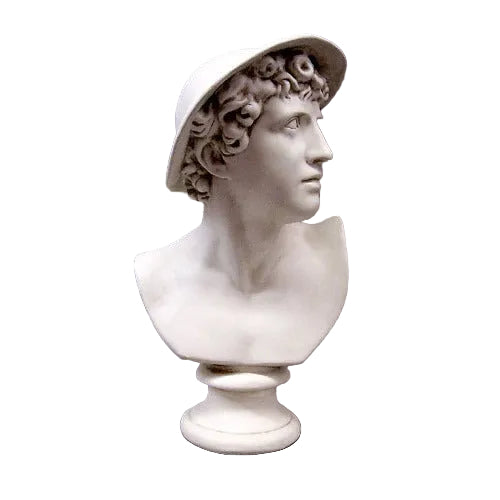 Mercury Bust Display Decor (23 - Inch)