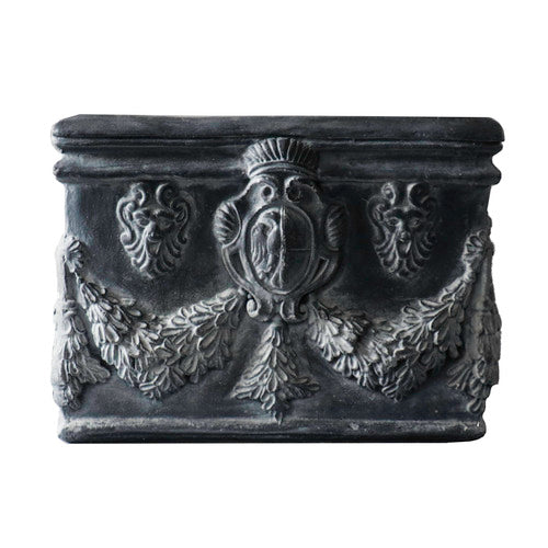 English Square Pot 11 Outdoor/Indoor Statue