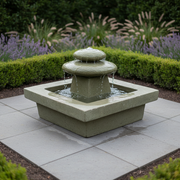 Asia Zen Garden Fountain (20 - Inch) Side Angle