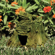 Toad Garden Statue (7 - Inch) Side View