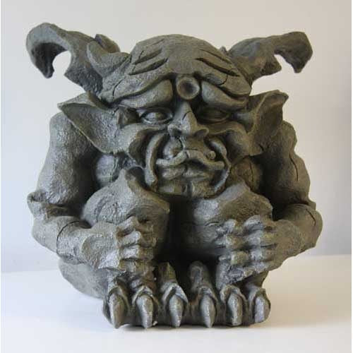 Scared Gargoyle 12 Outdoor/Indoor Statue