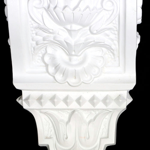 Leaf With Flowers Bracket Outdoor/Indoor Statue