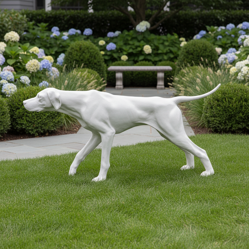 Buffalo Garden Statue (51 - Inch) Side Angle