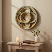Four Lobed Framework Outdoor Plaque (36.0 - Inch) Side View