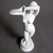 Classical female torso sculpture with raised arms, inspired by Renaissance and Greek art, featuring smooth, elegant contours. Other Angle