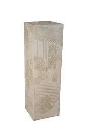 Oriental Rectangle Ped Statue (40 - Inch)