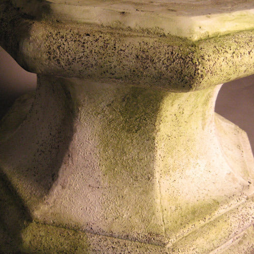 Eight - Sided Base Outdoor Statue (16 - Inch) Side View