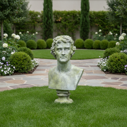 Thomas Jefferson Bust Display Decor (33 - Inch) Side Angle