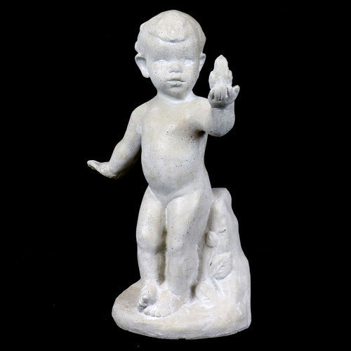 Natures Child With Birdstatue (21 - Inch) Other Angle