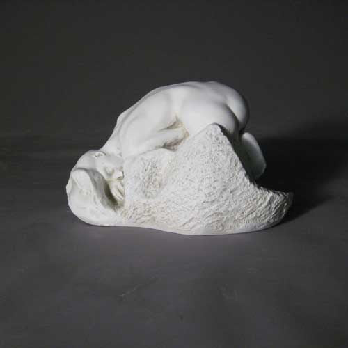 Danaide By Rodin Statue (7 - Inch) Side View