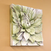Dahlia Garden Plaque (14.0 - Inch) Different Angle