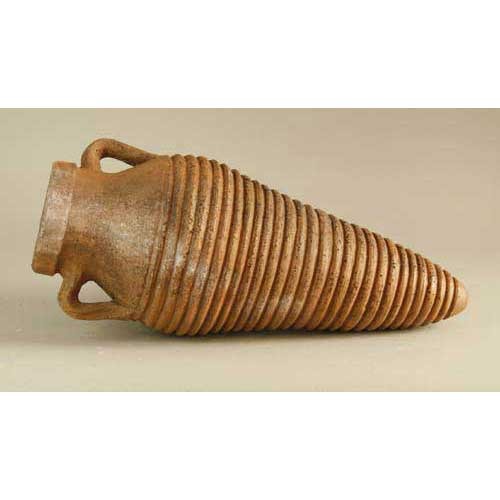 Handle Ribbed Urn 25 Outdoor/Indoor Statue