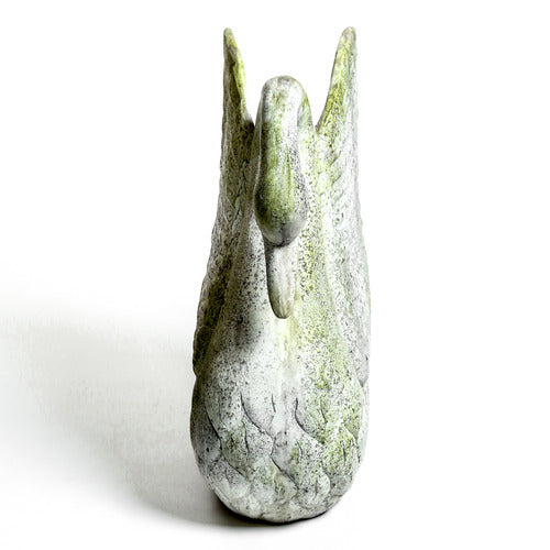 Swan Garden Statue (29 - Inch) Side View