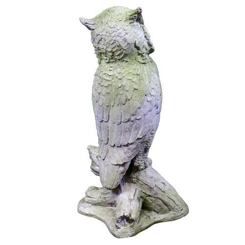 Owl Garden Statue (21 - Inch) Side View
