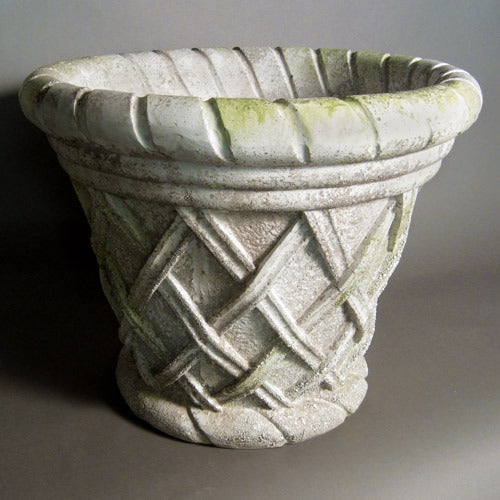 23 Basket Weave 17.5 H Outdoor/Indoor Statue