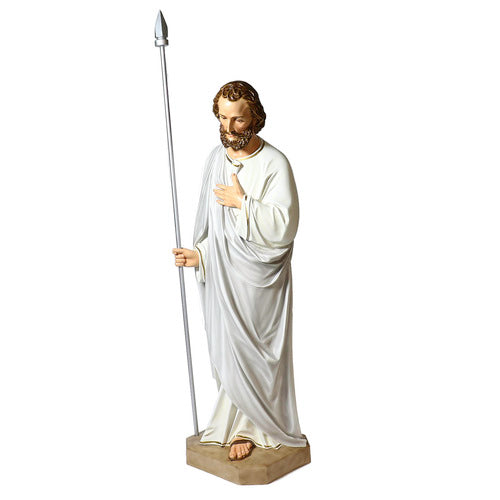 ST THOMAS W / SPEAR  5' Outdoor/Indoor Statue