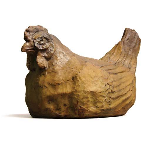 Hen Garden Statue (7-Inch)