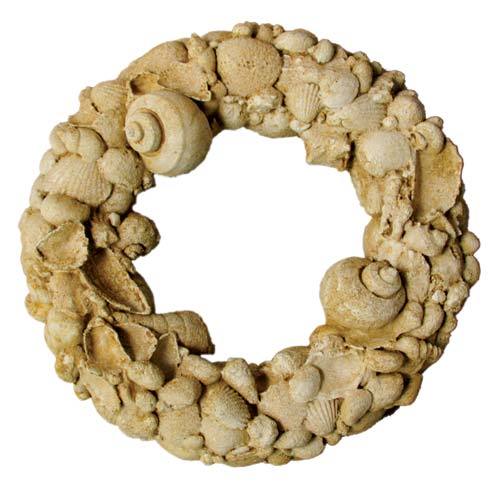 Shell Wreath Outdoor/Indoor Statue
