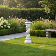 Baroque Pedestal Statue (57 - Inch) Side Angle