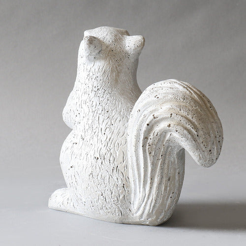 Squirrel Garden Statue (7.5 - Inch) Different Angle