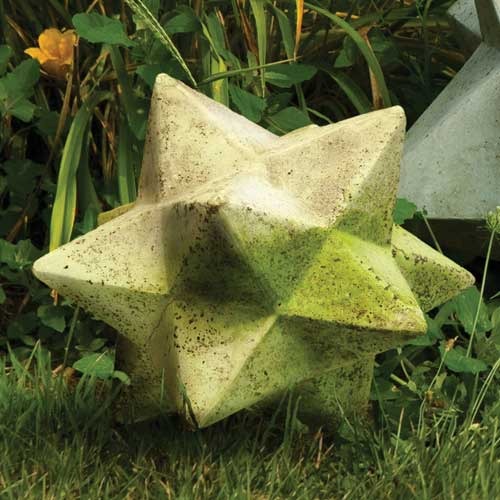 Zinc Star Small 9.5 H Outdoor/Indoor Statue