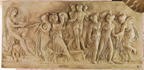 Apollo & Muse 62  Wide Outdoor/Indoor Statue