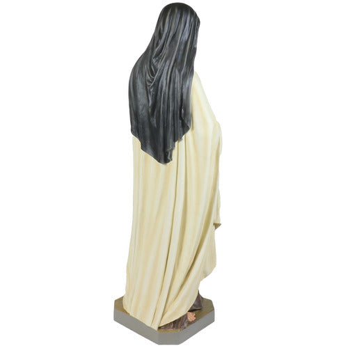 Saint Therese with Roses Statue (60 - Inch) Side View