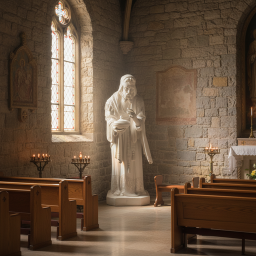 Saint Balthazar Wiseman Religious Statue (51 - Inch) Side Angle