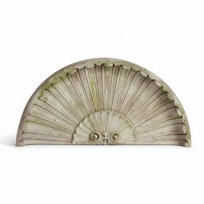 Classic Scallop Overdoor Outdoor Statue (19 - Inch)