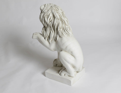 Lion Garden Statue (23 - Inch) Side View