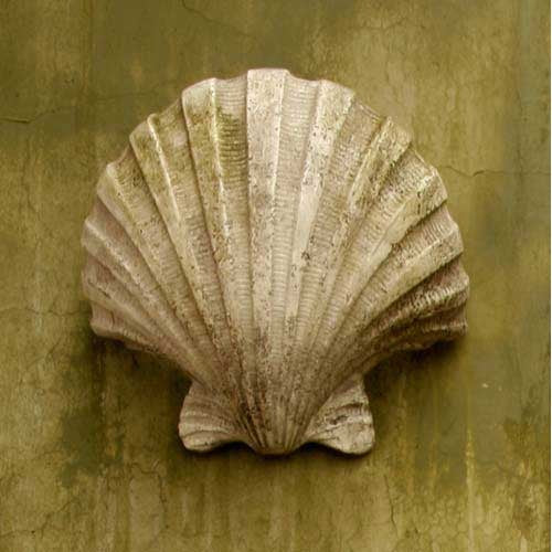 Shell Garden Statue (12 - Inch) Side View